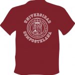 Camiseta Camino de Santiago Universidad Granate
